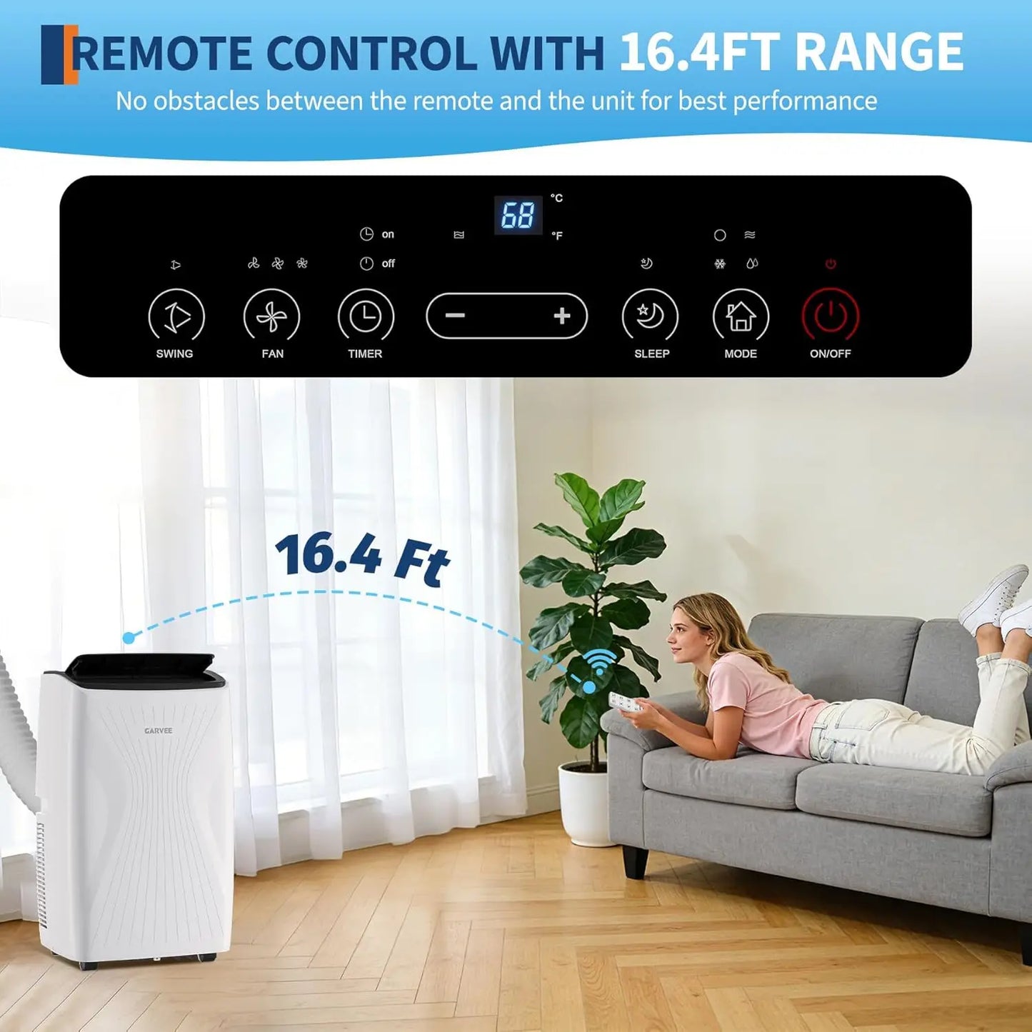 Acekool 12000 14000 BTU Portable Air Conditioner 3 in 1
