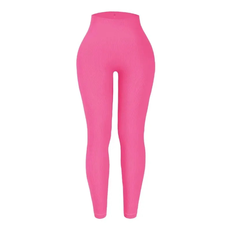 Seamless Knit Women's Yoga Pants High Waisted Leggings