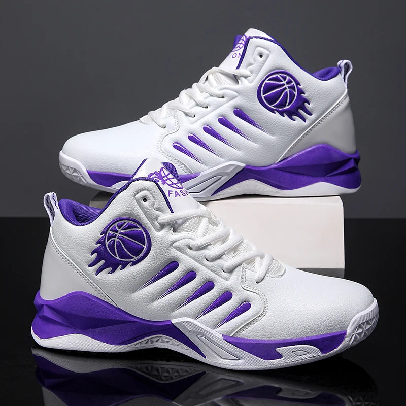 Louis Kadhrcn Mens Basketball Shoes Breathable Non Slip Sneakers
