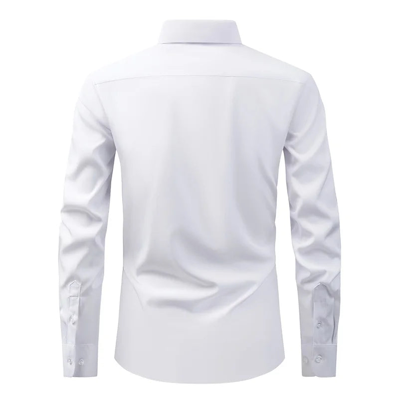 Men's Classic Button Down Shirt With Long Sleeves Casual Top