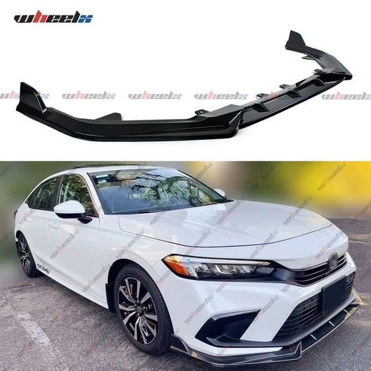 Front Bumper Lip Spoiler For Honda Civic ABS Body Kit