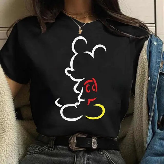 Disney Minnie Mouse Unisex Cotton Family Matching T Shirt