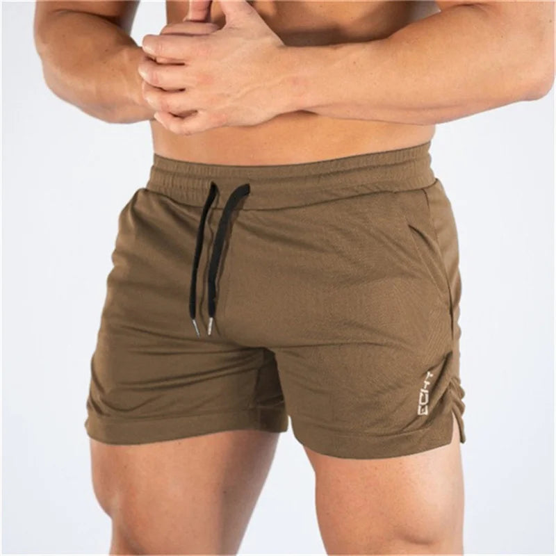 Men Breathable Quick Dry Mesh Sports Shorts Gym Beachwear