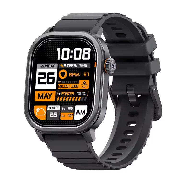 Original KOSPET PULSE Smart Watch Men Women 1.96" AMOLED BT Call IP68 Waterproof 180 Freestyle Training Modes Fitness Monitoring