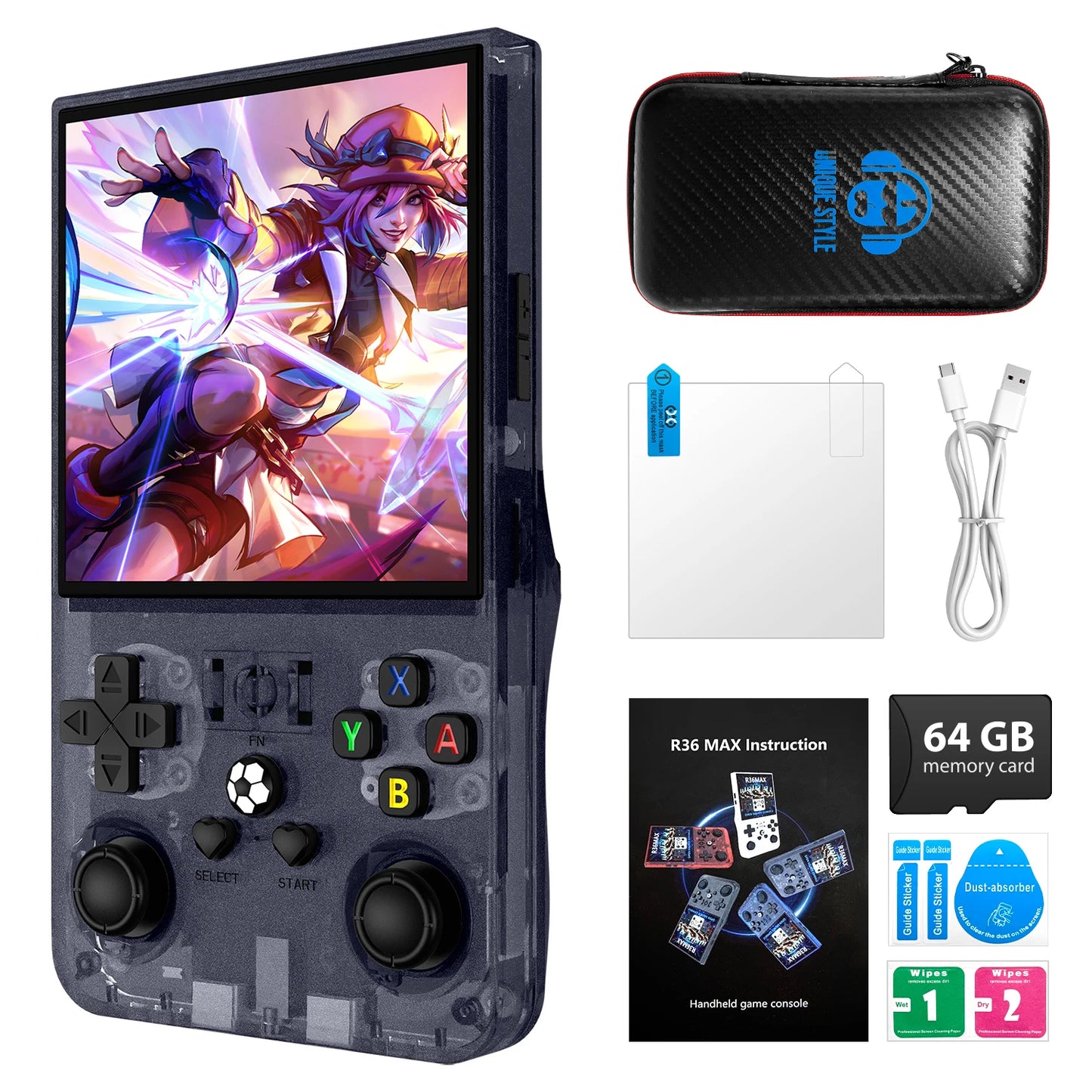 AISLP R36MAX Handheld Game Console RK3326 Retro Portable