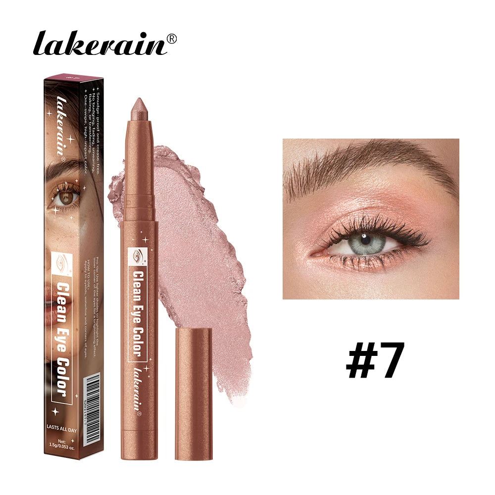 Lakerain Eyeshadow Pencil Long Lasting Smudge Resistant Liner