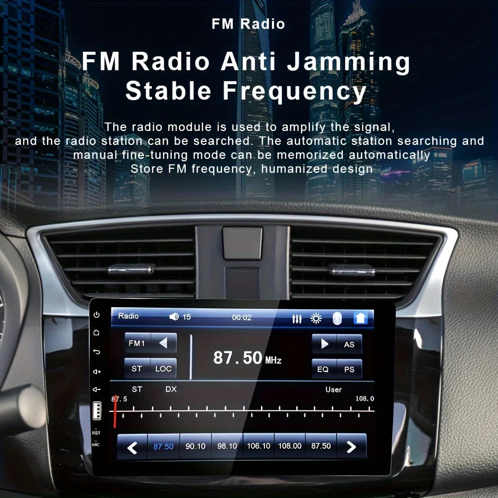 PODOFO Car MP5 Player Touch Screen Mirror Link FM AUX