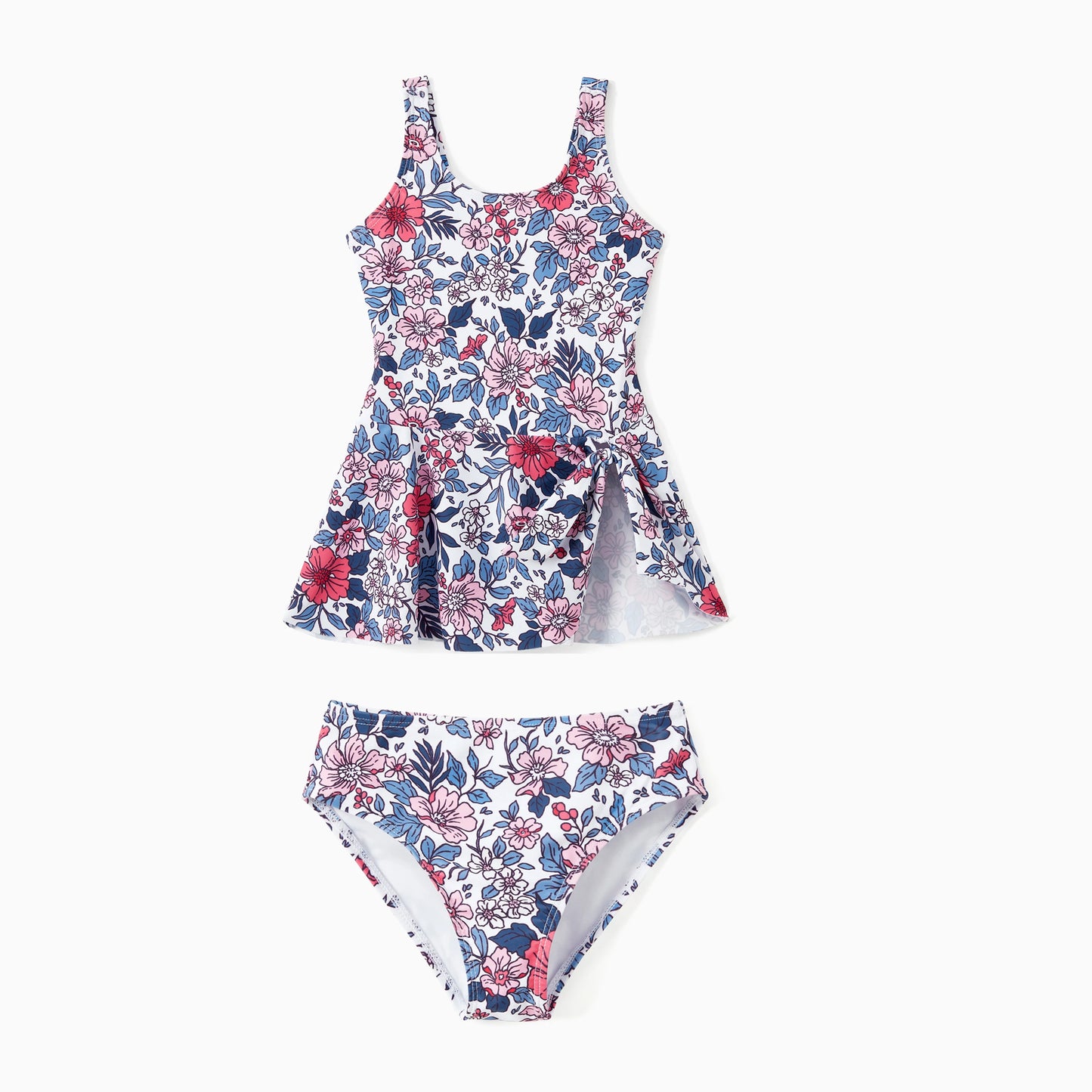 PATPAT Family Floral Bow Swimsuit for Girls and Moms