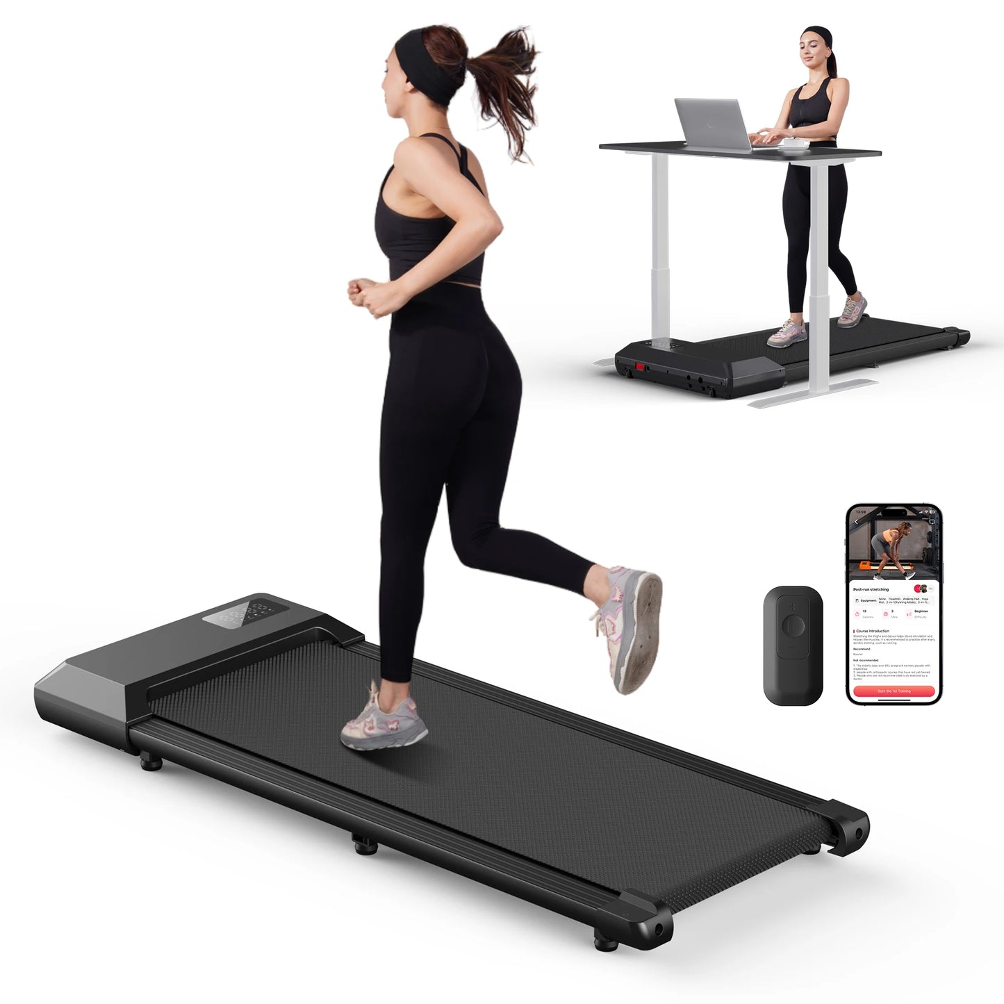 NONE 2.5 HP Home Treadmill For Walking And Running Fitness