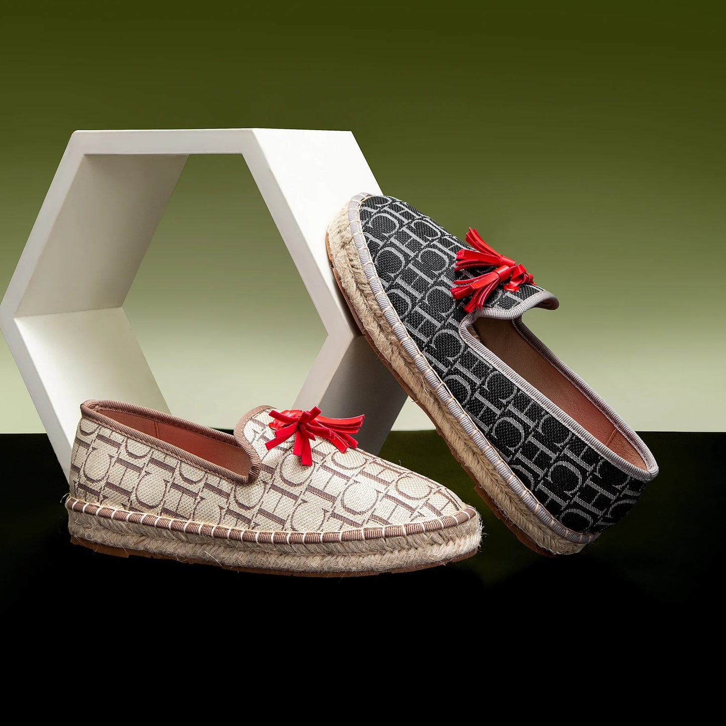 CHCH Womens Flat Shoes Fabric Hemp Bottom Non Slip Walking