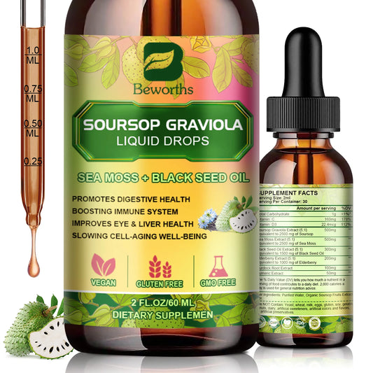 Beworths Soursop Graviola Extract Drops For Immunity And Kidney Health