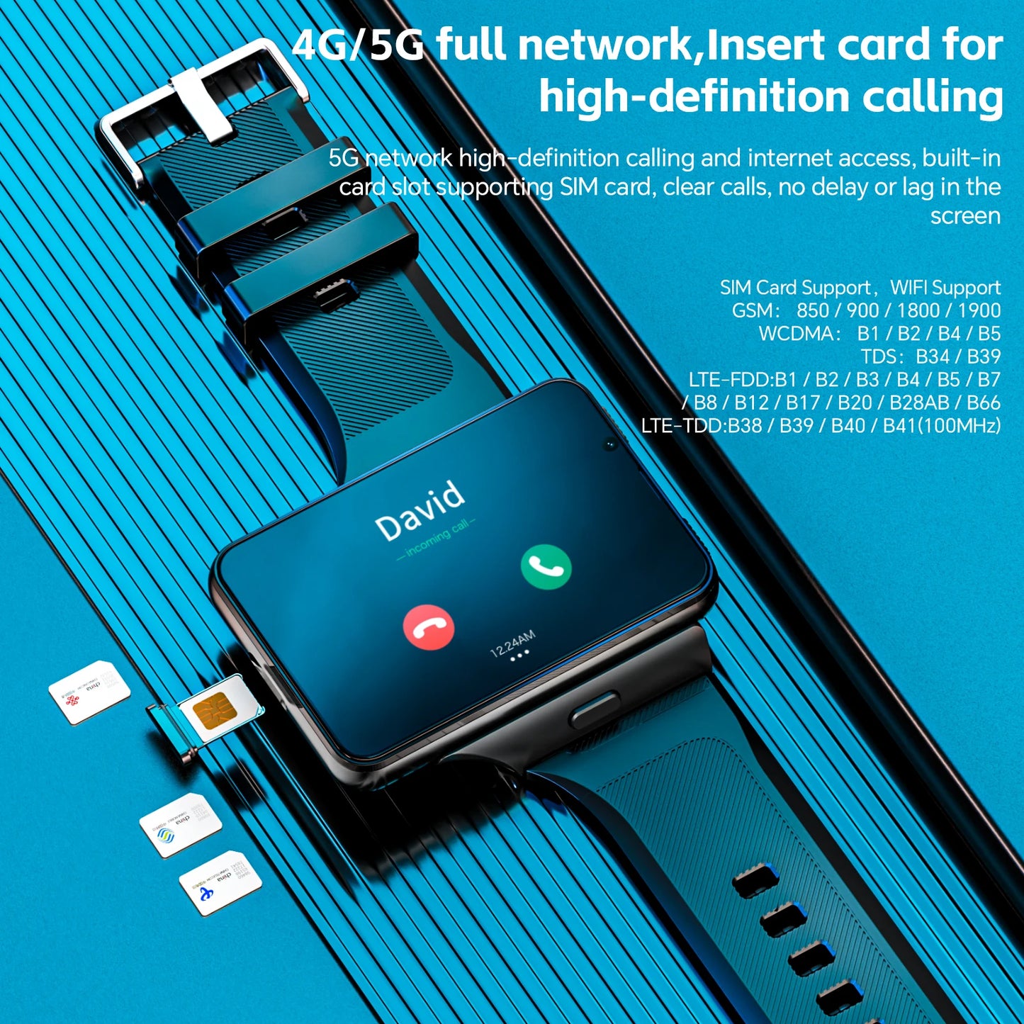 LOKMAT APPLLP MAX Android 4G Smartwatch With Dual Cameras