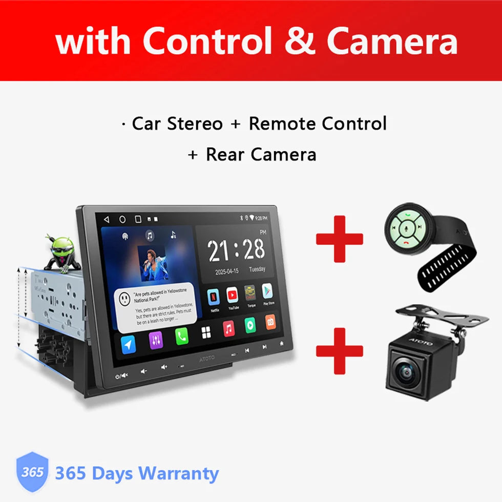 ATOTO Android Car Stereo Head Unit 1Din/2Din With Floating Screen