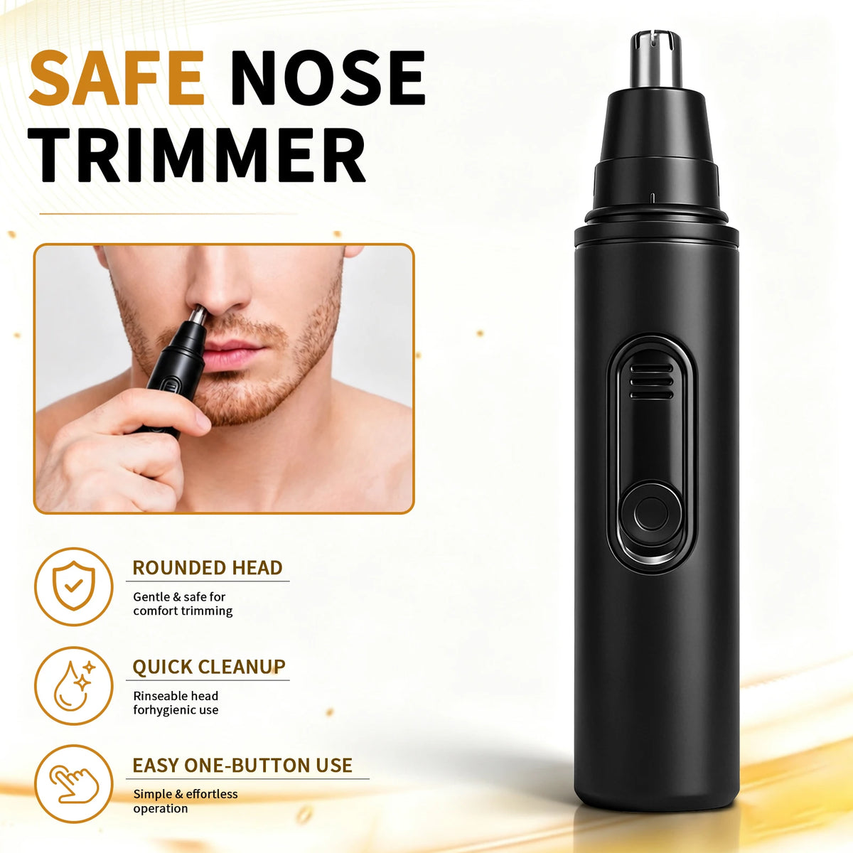 Grooming Kit for Men, Electric Hair Clipper, T-Blade Trimmer, Foil Shaver and Nose Trimmer, Rechargeable Cordless