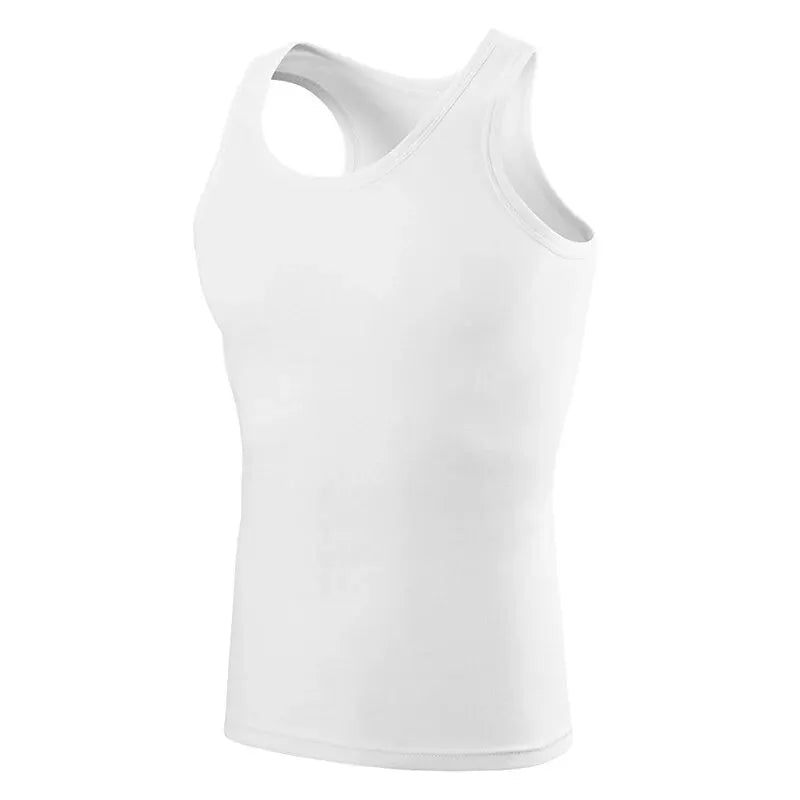 Four Seasons Men's Cotton Sleeveless T Shirt Casual Sports Vest