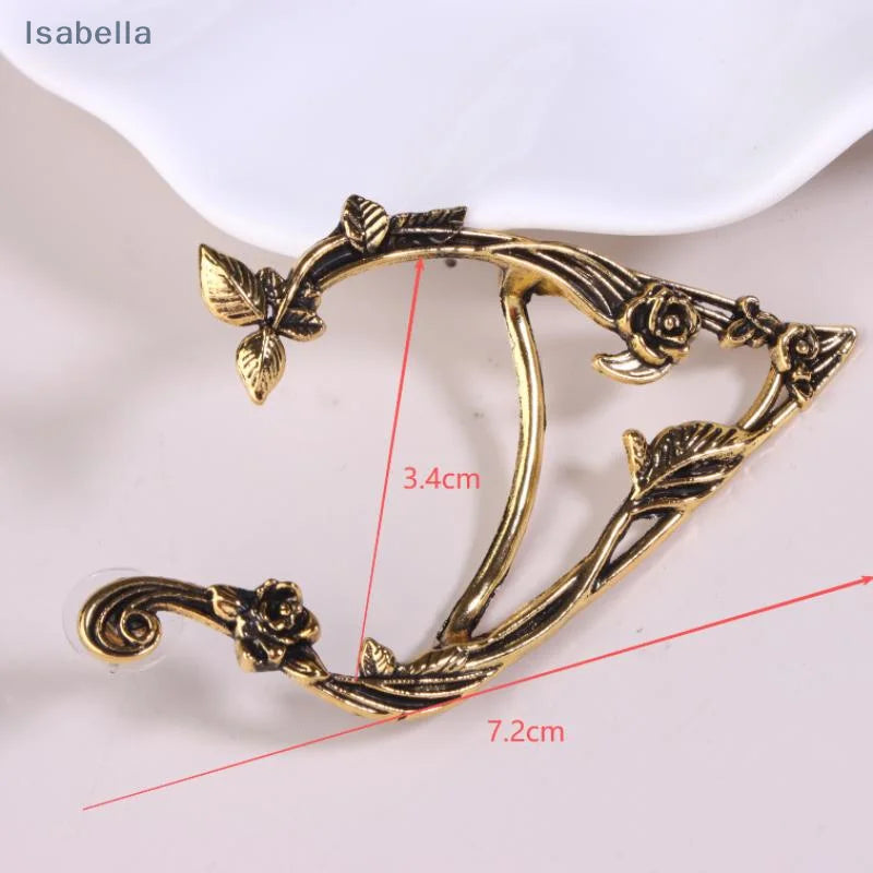 Gothic Elf Metal Ear Cuffs Clip Earrings 2 Pack Gift