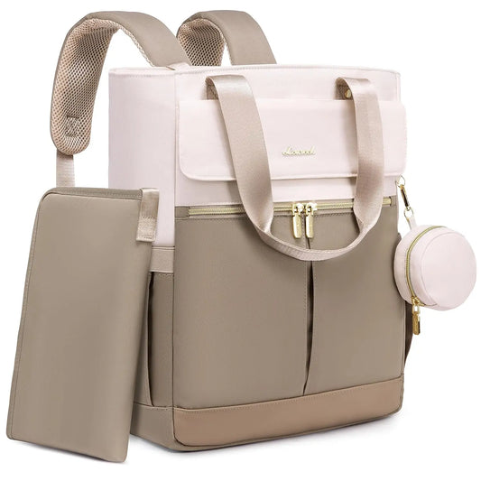 Closure Diaper Backpack With Insulated Pockets And Anti Theft Design