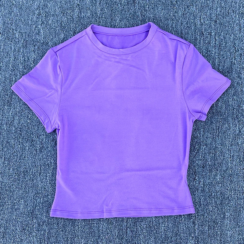 Womens Quick Dry Yoga TShirt For Running And Fitness