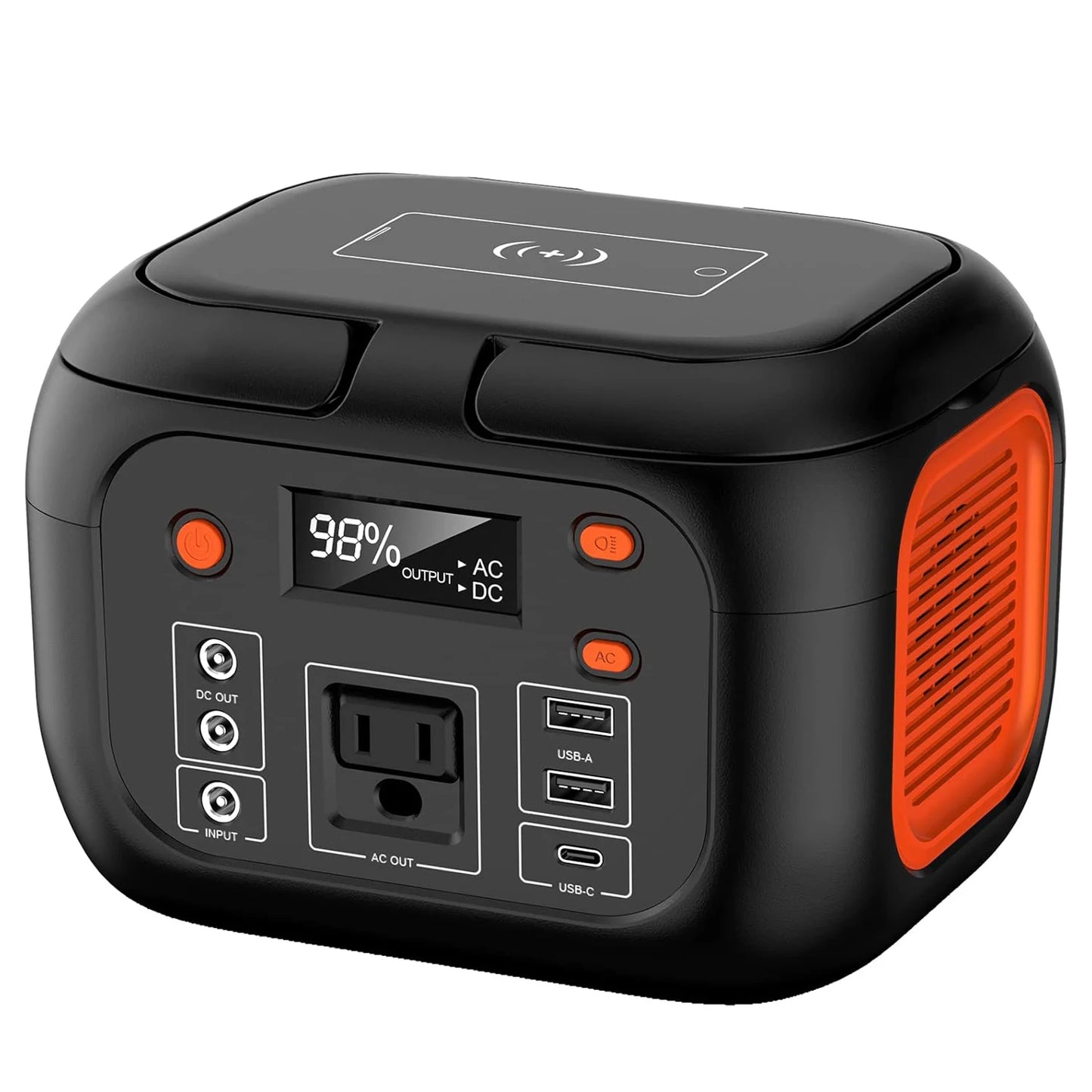 600W/300W/200W/120W Portable Power Station,110V AC Outlets Solar Generator Storage Energy Power Bank For Camping Travel RV Home