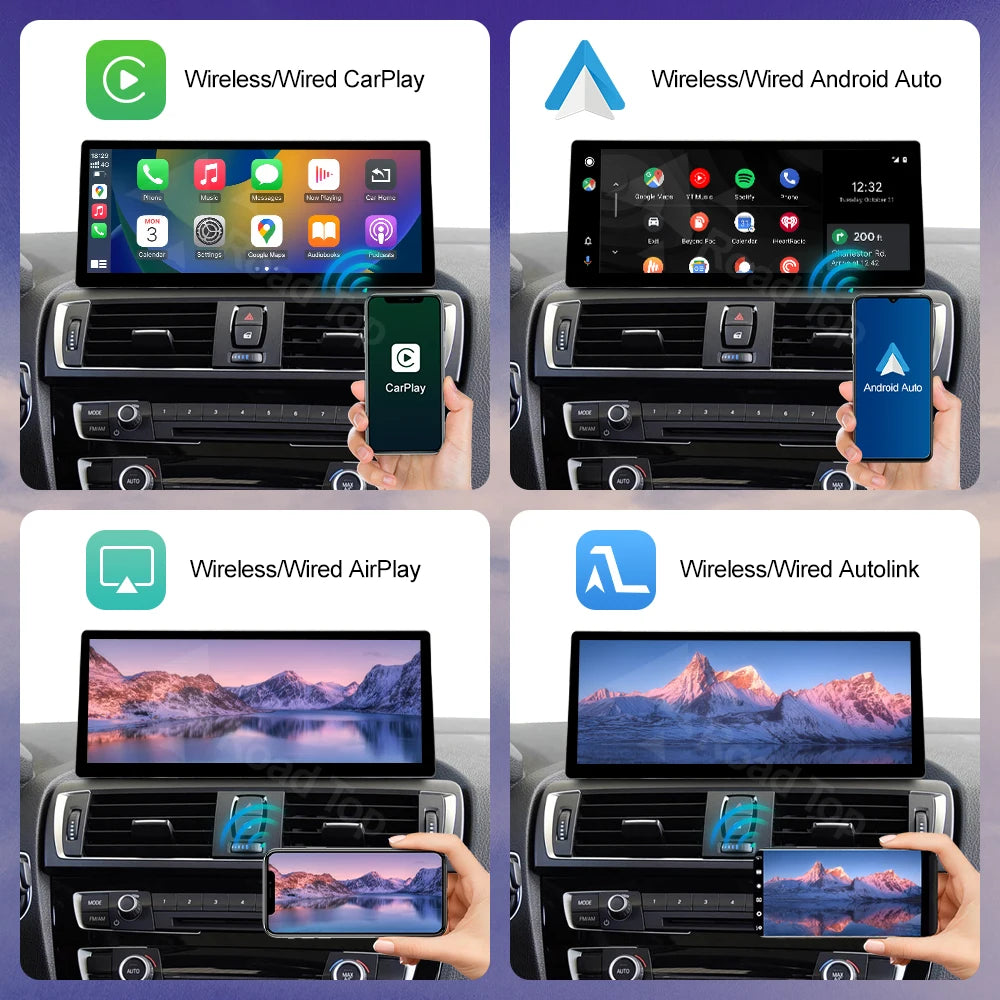 Road Top Ultra Touch Screen CarPlay Android Auto for BMW