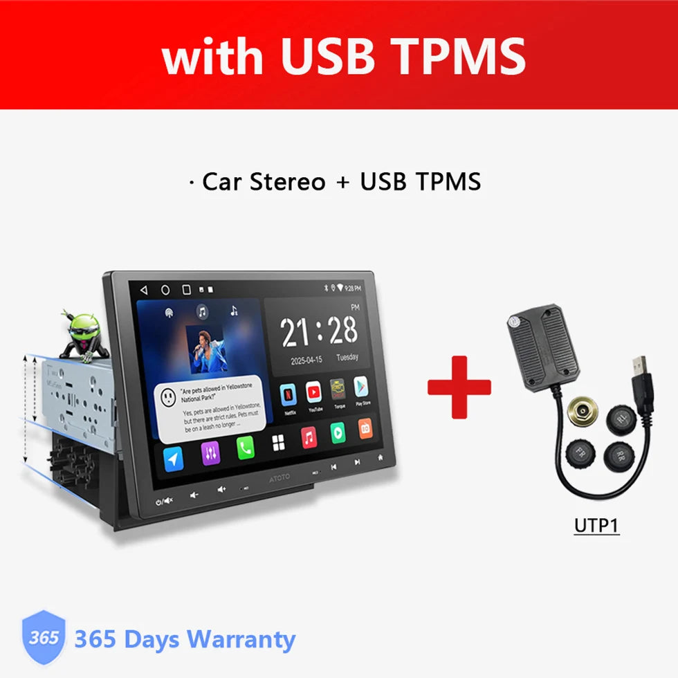 ATOTO Android Car Stereo Head Unit 1Din/2Din With Floating Screen