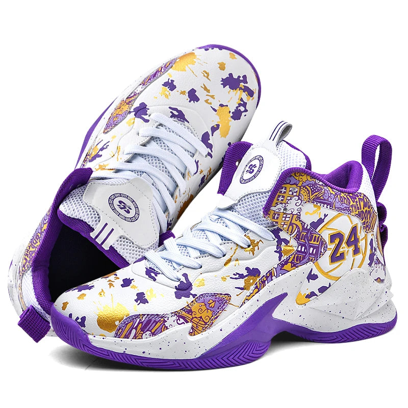 Louis Kadhrcn Men's Basketball Shoes No Slip Breathable Outdoor