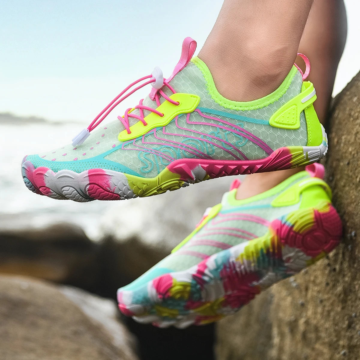 Quick Dry Barefoot Water Shoes for Beach Swimming and Hiking