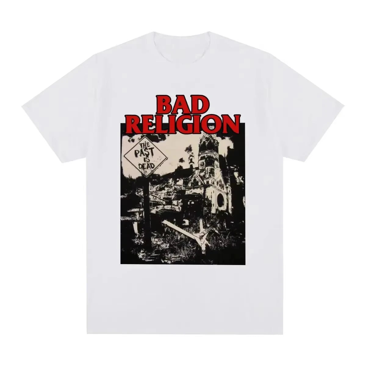 Vintage Punk Rock Band Graphic T Shirt Harajuku Cotton Unisex