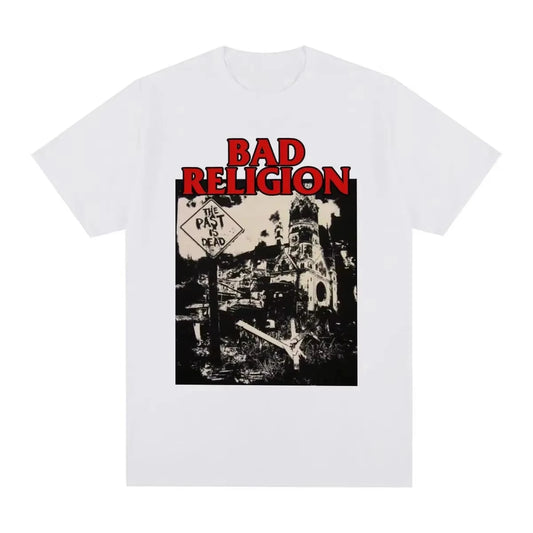 Vintage Punk Rock Band Graphic T Shirt Harajuku Cotton Unisex