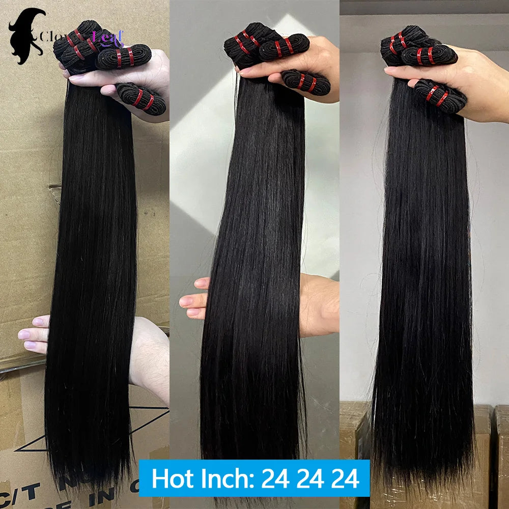 Clover Leaf Vietnamese Virgin Hair Bundles Remy 100 Percent Straight