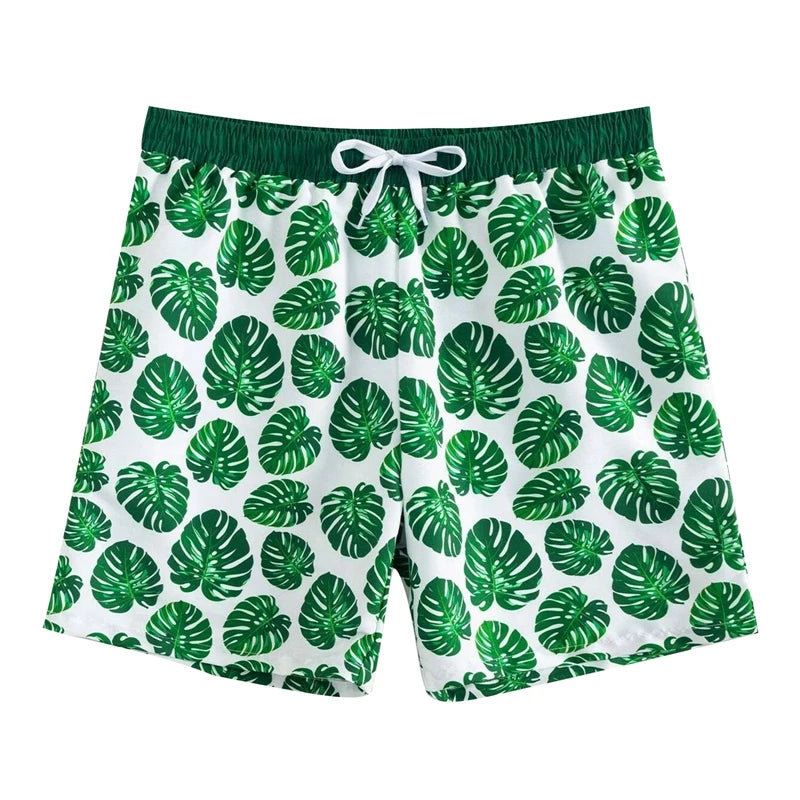 Tropical Family Matching Swimwear Set For Mom Dad Kids Romper