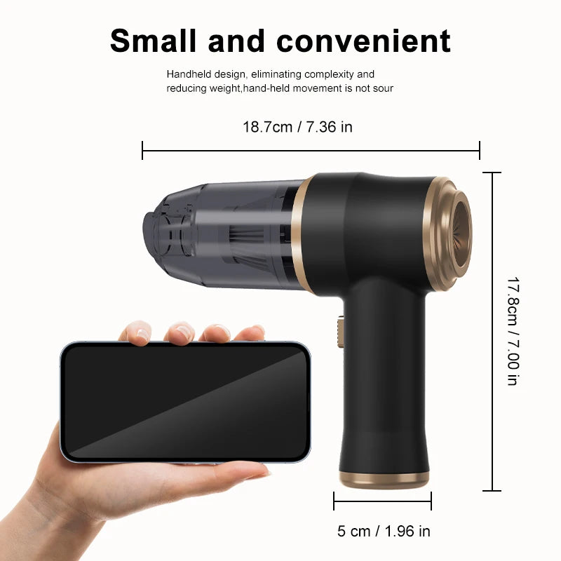 Wireless Car Vacuum Cleaner Portable High Power Cleaning Machine