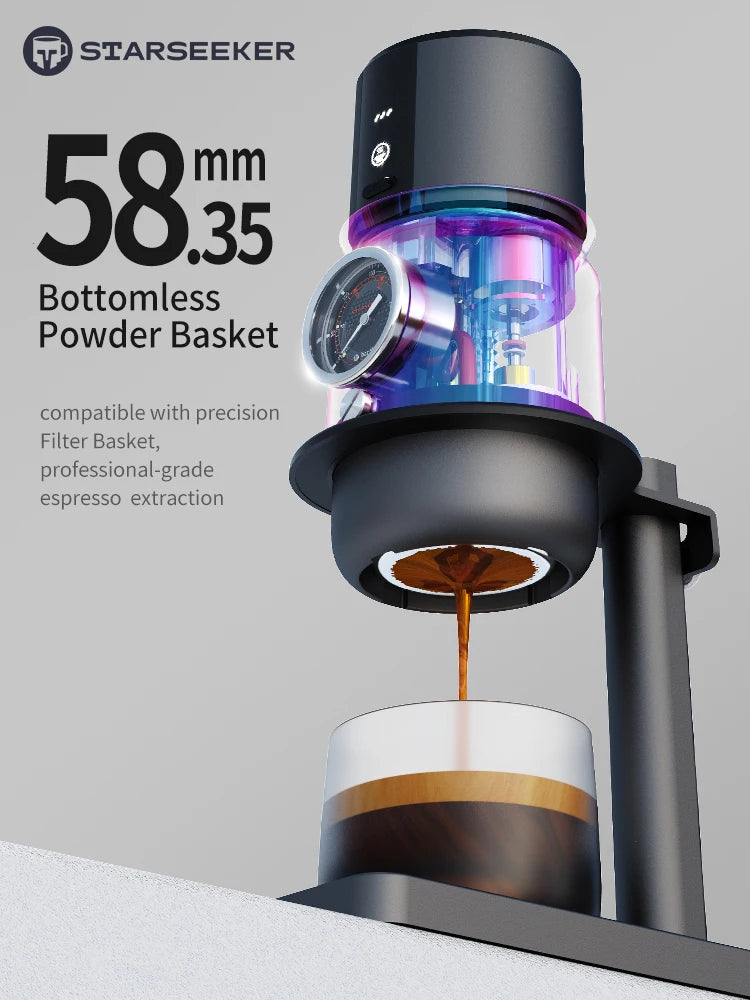Starseeker Super58 Portable Espresso Machine For Travel And Camping