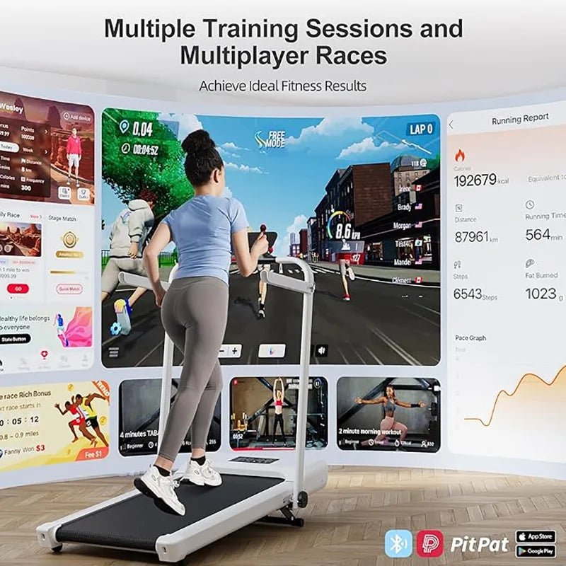 Superun Walking Pad Treadmill Under Desk With 9 Percent Incline