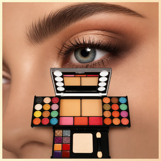 Multifunctional Makeup Set With Mirror For Beginners