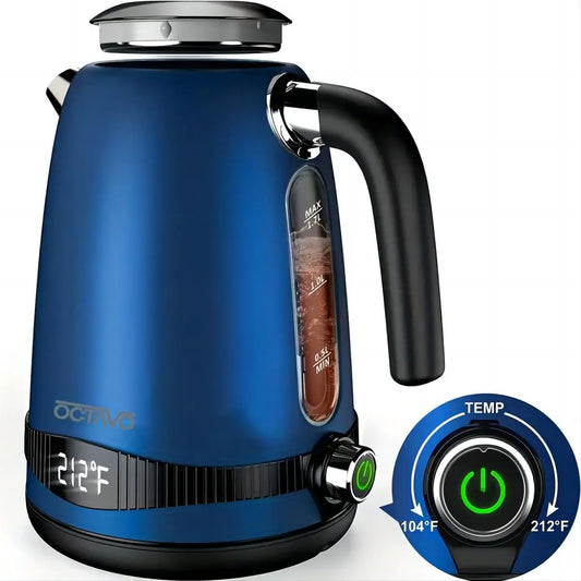 Octavo Electric Kettle With Temperature Control 7 Settings