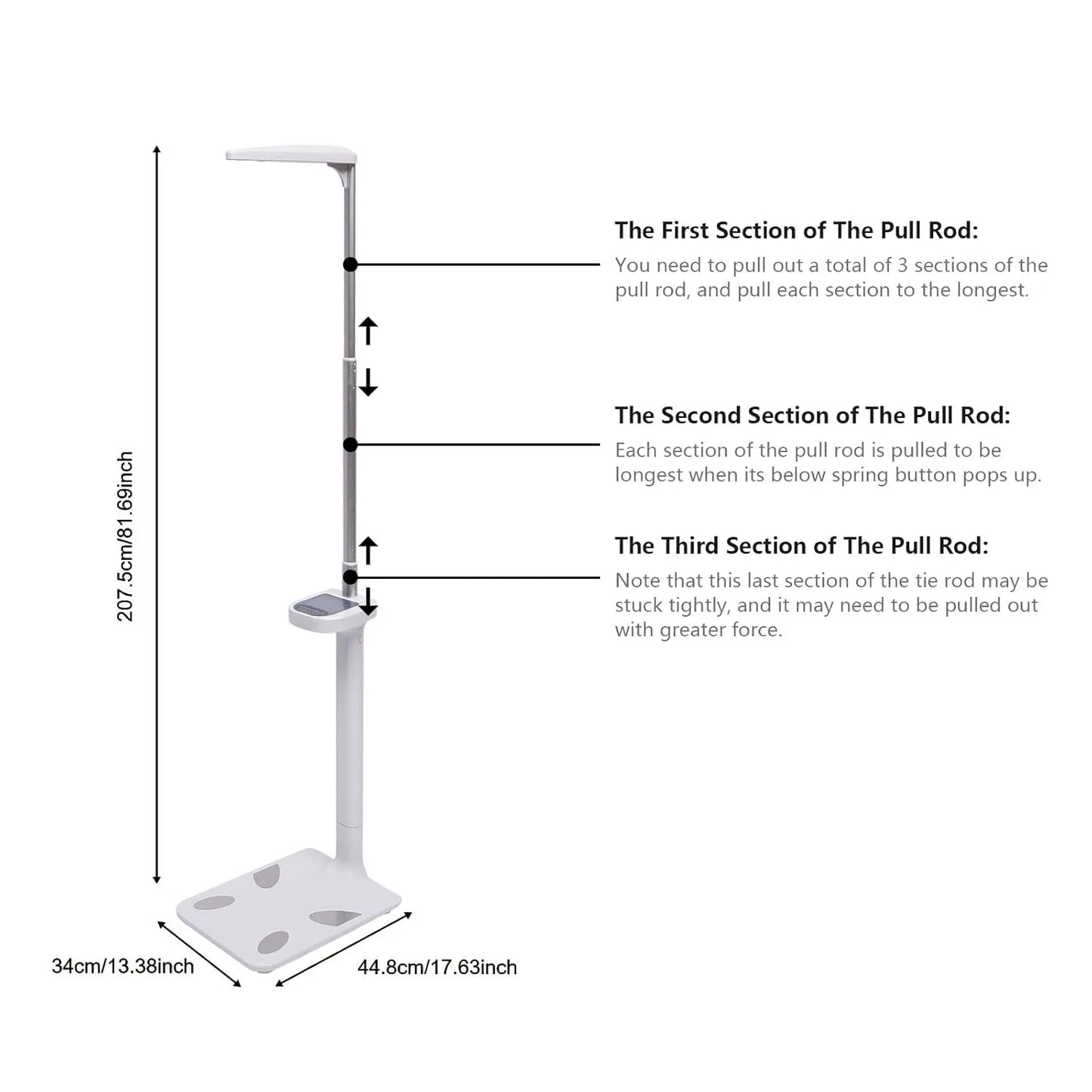Bymaocar Digital Medical Scale With Height And Body Fat Analysis