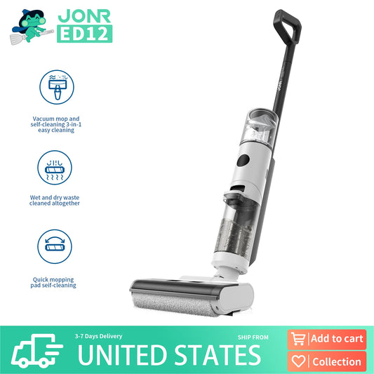 JONR ED12 Wet Dry Vacuum Cleaner Wireless Floor Mop