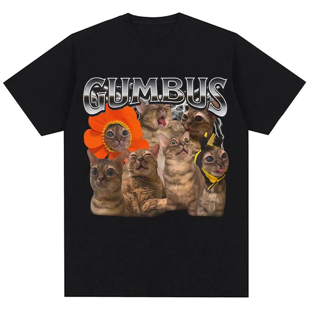 Hilarious Cat Meme T Shirt Unisex O Neck Cotton Streetwear
