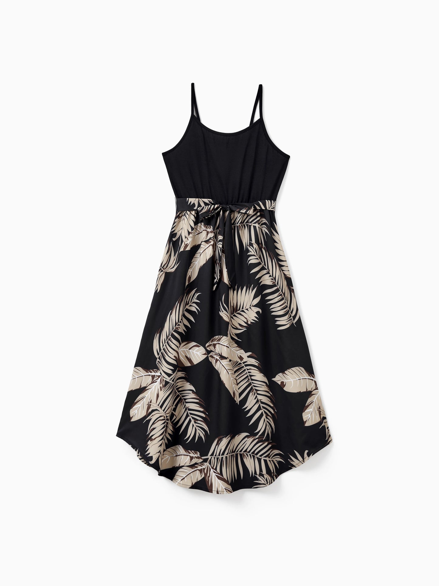 PATPAT Family Matching Tropical Leaf Print Outfit Set