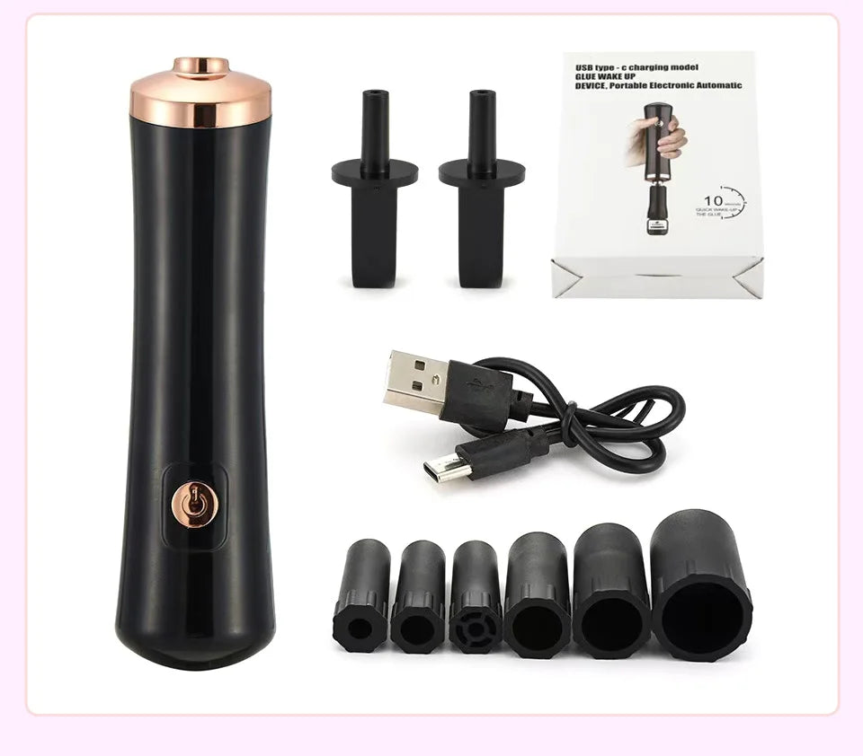 Aguud Electric Eyelash Glue Shaker For Nail Polish Tattoo Ink Pigment
