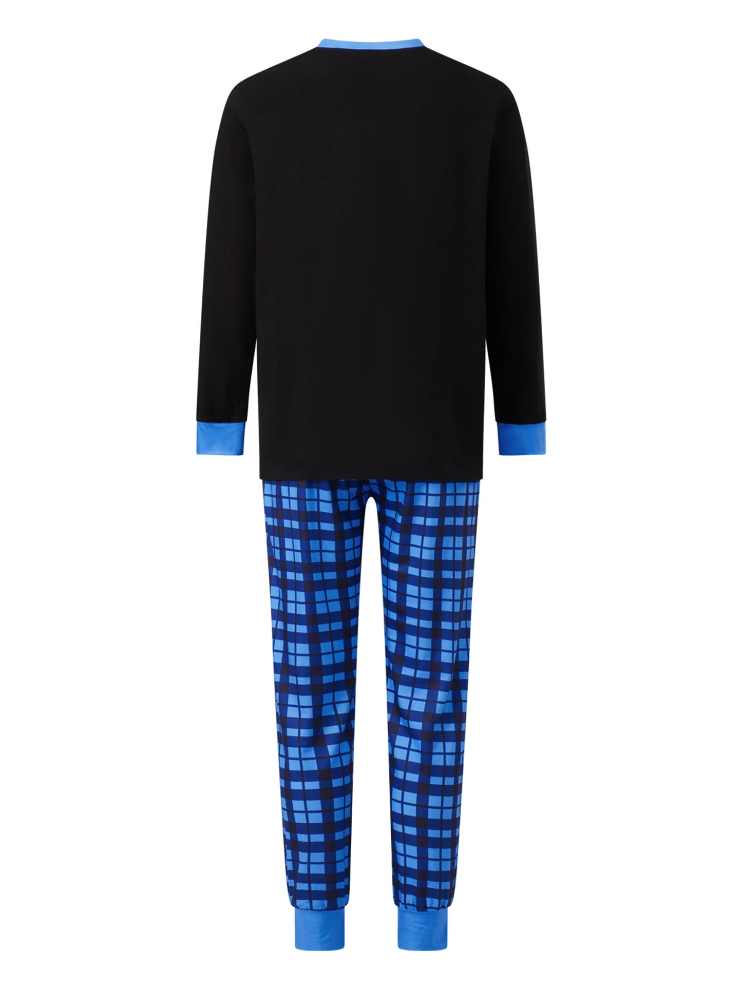 Family Christmas Pajamas Set Plaid Festive Print For Holiday Sleepwear