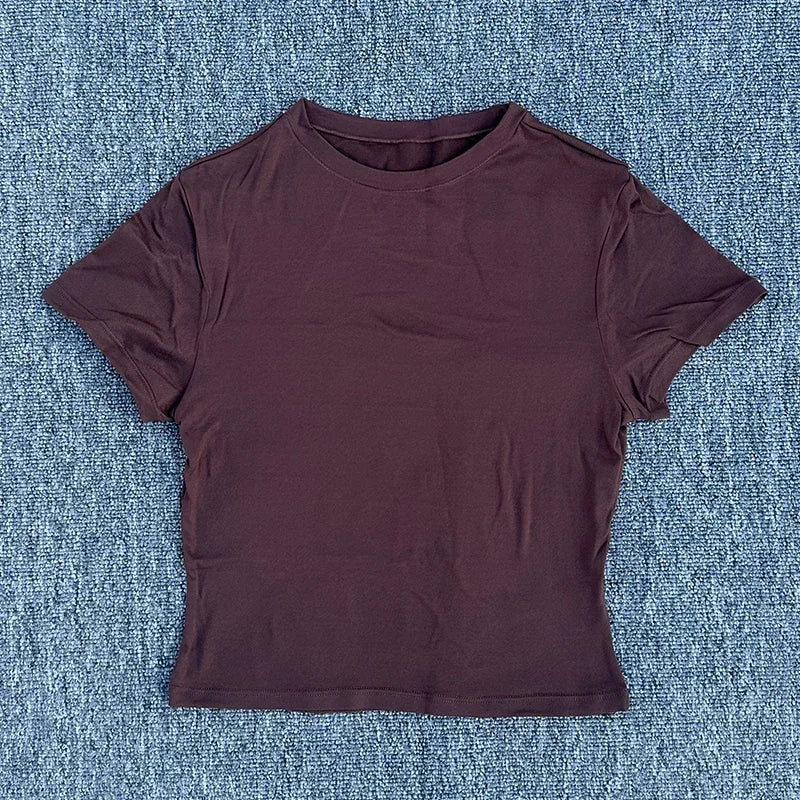 Womens Quick Dry Yoga TShirt For Running And Fitness