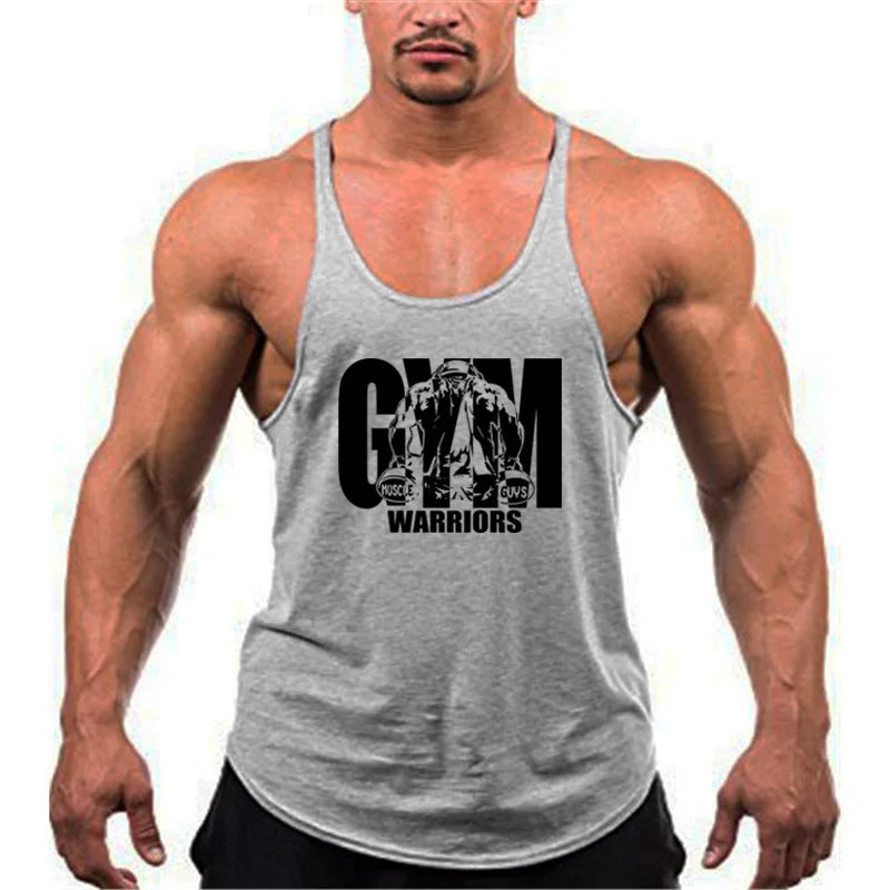 Cotton Breathable Sleeveless Gym Tank Top For Men YBack Vest