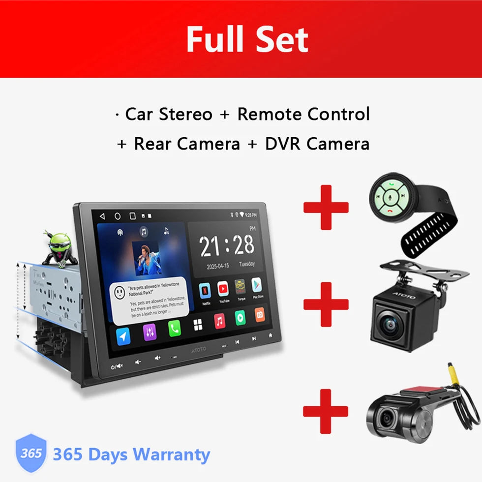 ATOTO Android Car Stereo Head Unit 1Din/2Din With Floating Screen