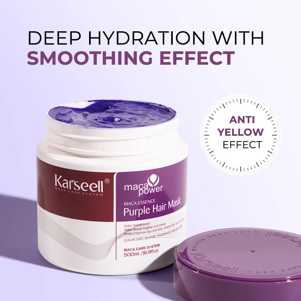 Karseell Hair Mask For Brass Neutralization On Highlighted Hair