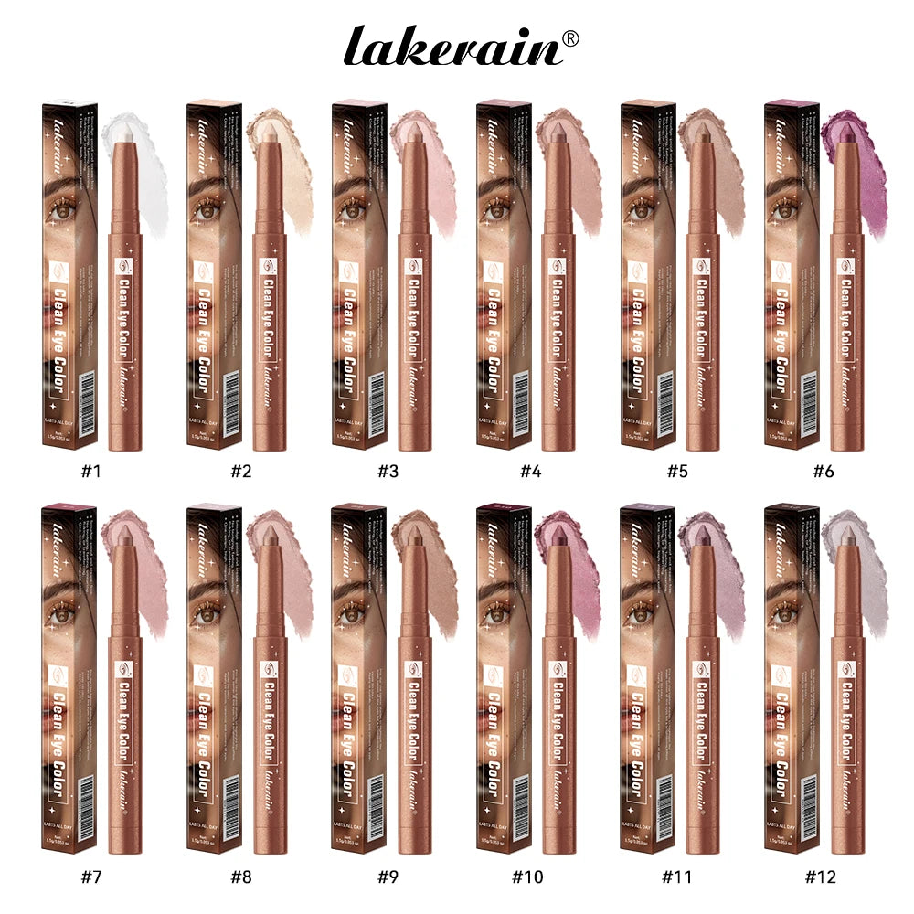 Lakerain Eyeshadow Pencil Long Lasting Smudge Resistant Liner