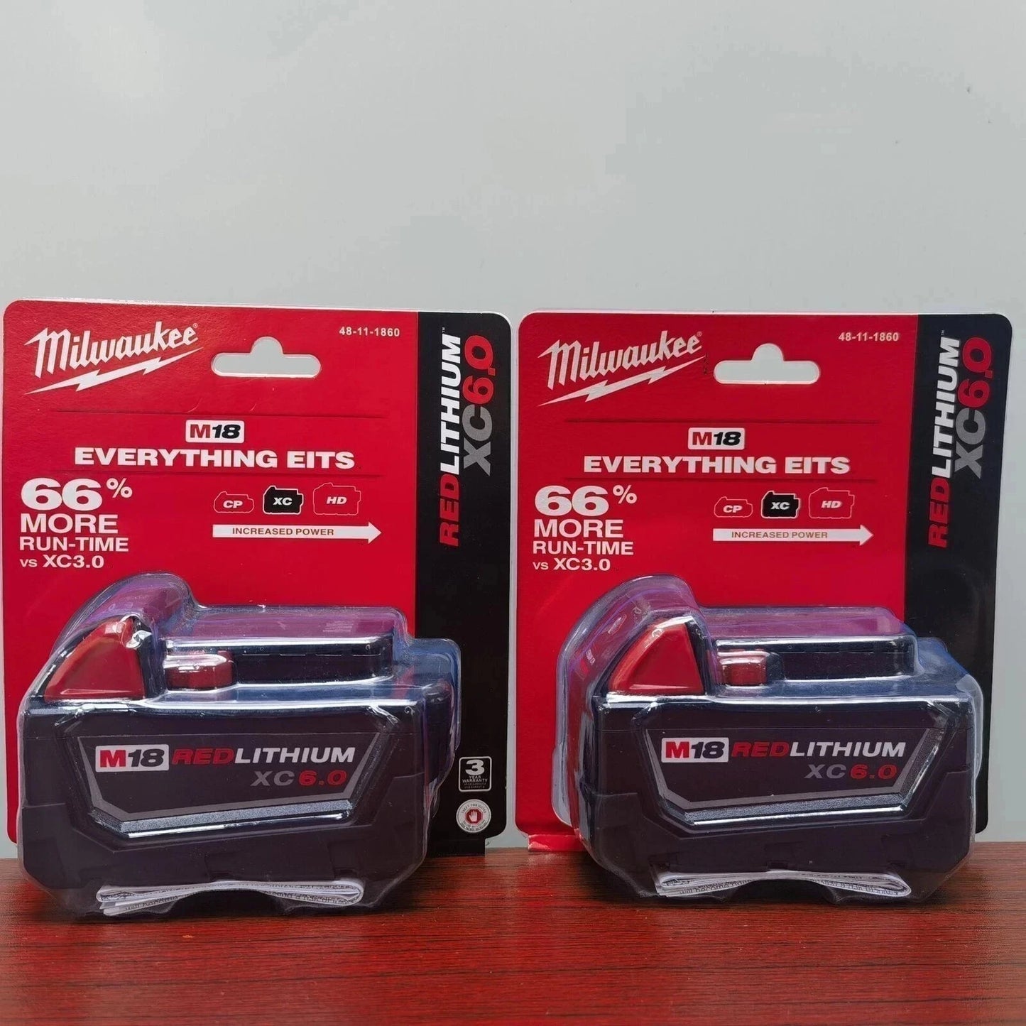 Milwaukee 18V 6.0Ah Battery Pack 48-11-1860 M18 XC