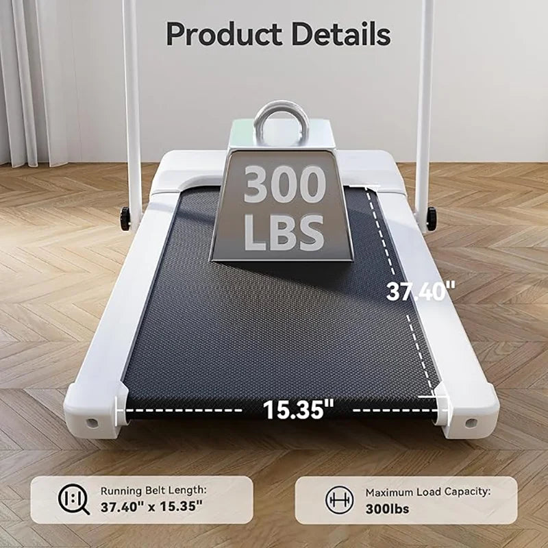 Superun Walking Pad Treadmill Under Desk With 9 Percent Incline