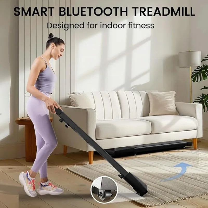 Superun 2-in-1 Home Office Walking Treadmill